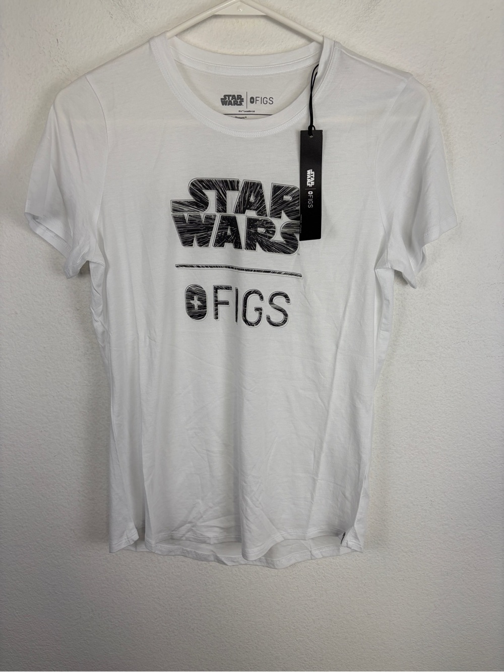 Figs x Star Wars Hyperspace Supersoft White Underscrub Shirt Women’s XS NWT Top